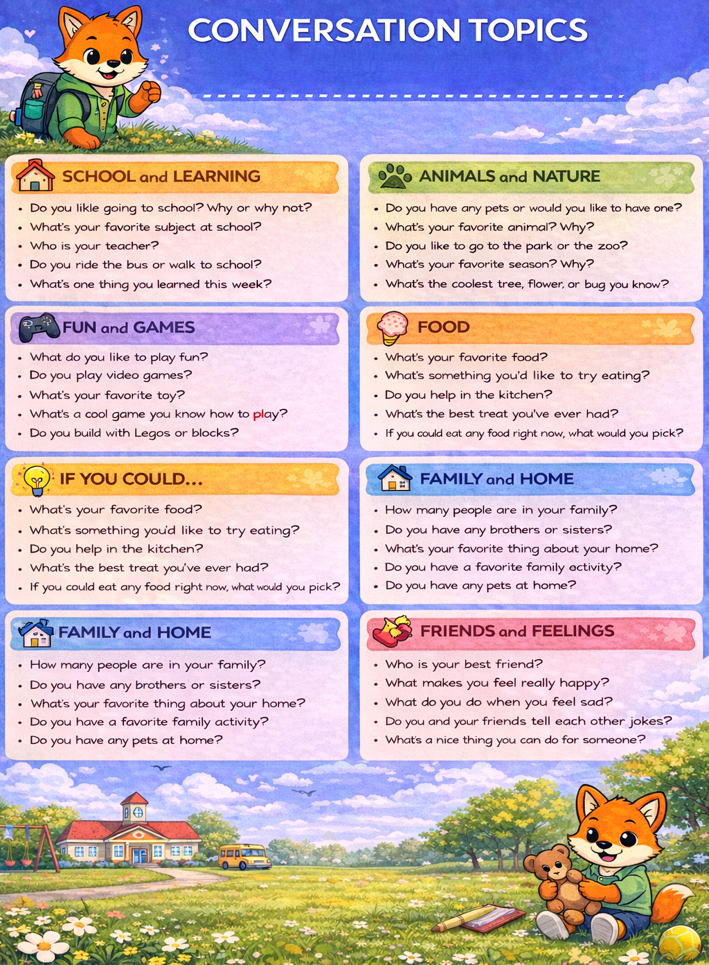 Conversation topic 3